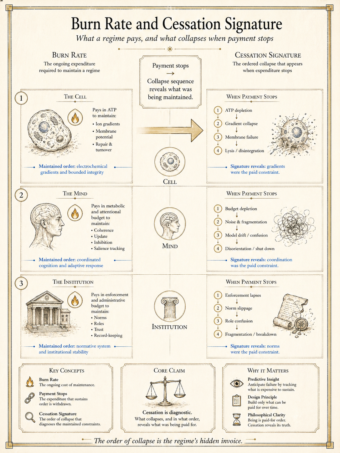 Burn Rate and Cessation Signature